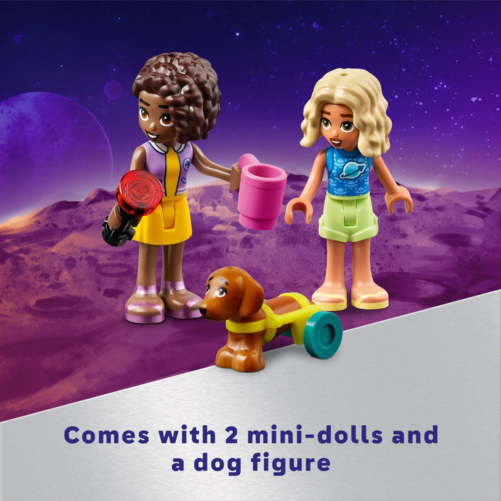 LEGO Friends Stargazing Camping Vehicle Adventure Toy, Includes 2 Mini-Dolls, Camping Trailer, Telescope Toy, and a Dog Figure, Science Toy Gift Idea for Girls, Boys and Kids Ages 7 and Up, 42603 Multicolor