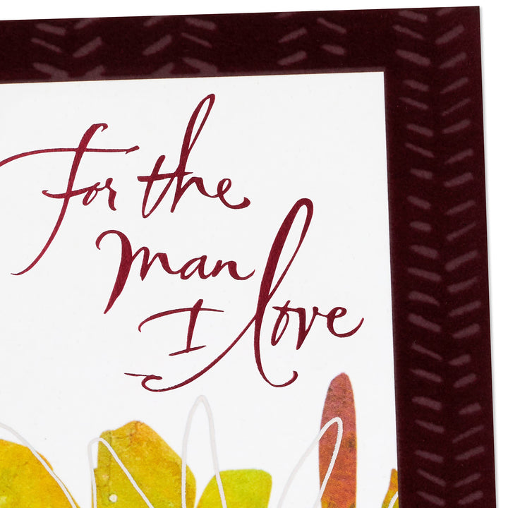 Hallmark Birthday Card for Husband or Boyfriend (Man I Love) Man I Love