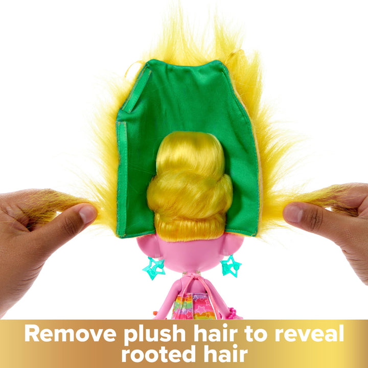 Mattel DreamWorks Trolls Band Together Fashion Doll & 10+ Accessories, Hairsational Reveals Viva with Transforming Hair Piece