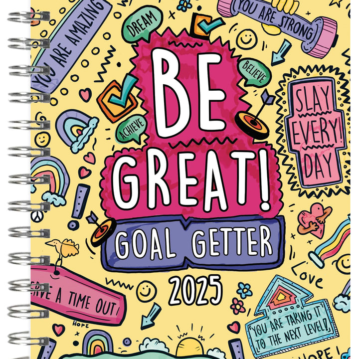 Goal Getter 2025 Weekly & Monthly Planner, 16-Month Lifestyle Planner: September 2024 - December 2025, 9" x 6" - Be Great