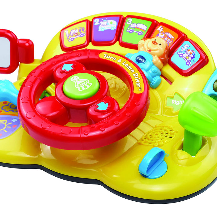 VTech Turn and Learn Driver, Yellow Driver, Yellow(Standard Packaging)