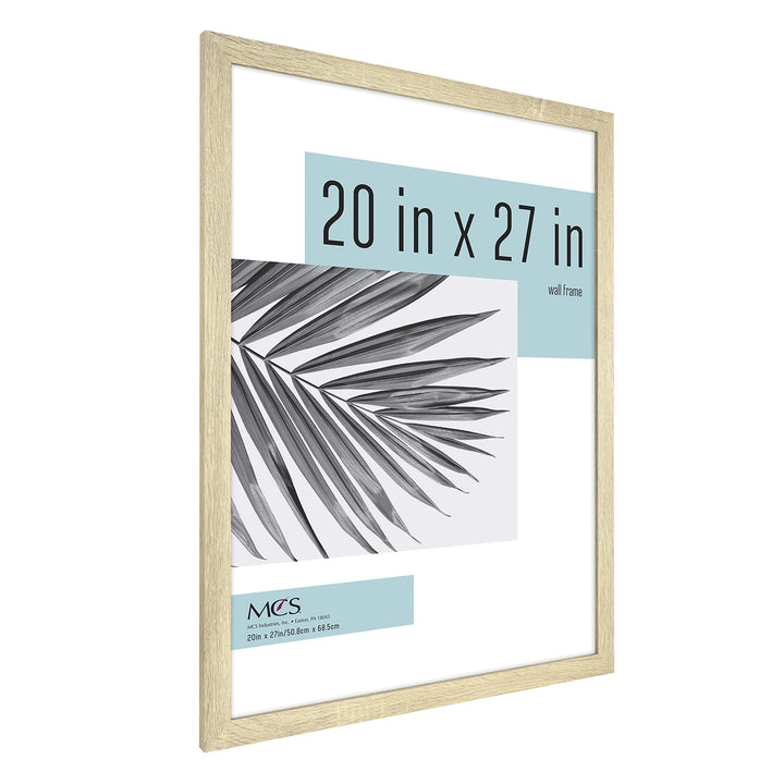 MCS Studio Gallery 20x27 Poster Frame Black Woodgrain, Vertical & Horizontal Wall Hanging Large Picture Frame for Photos, Posters & Art Prints (1-Pack) 1-Pack 20x27 - Select