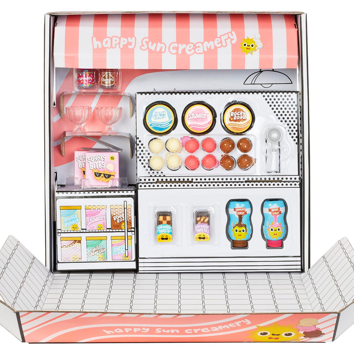 MGA's Miniverse Make It Mini Food/Ice Cream Social Exclusive, Mini Collectibles, DIY, Resin Play, Replica Food, NOT Edible, Collectors, 8+