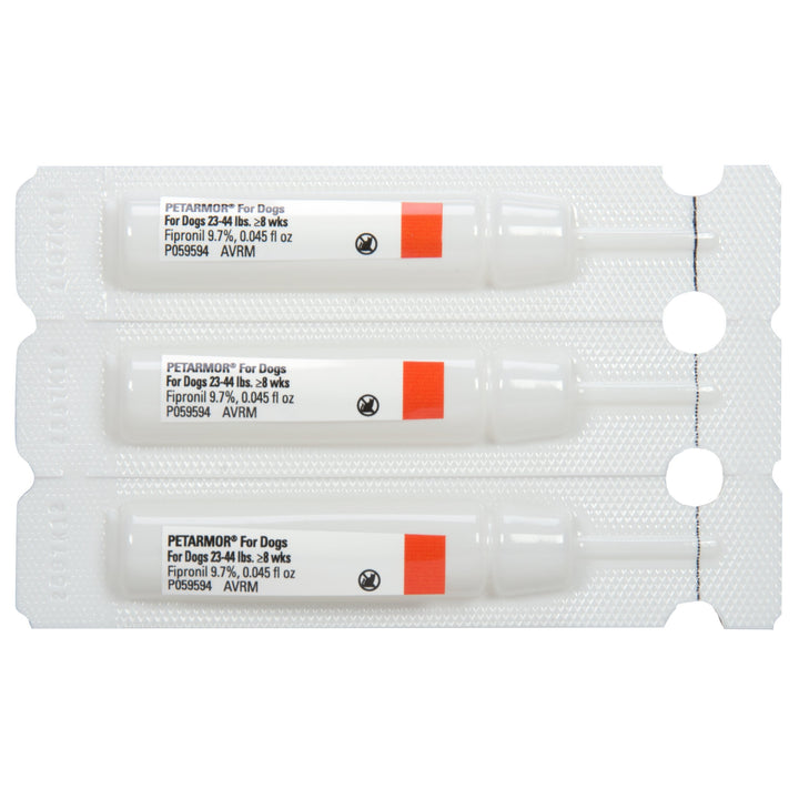 PetArmor for Dogs, Flea and Tick Treatment for Medium Dogs (23-44 Pounds), Includes 3 Month Supply of Topical Flea Treatments 3 Count 22-44 lbs