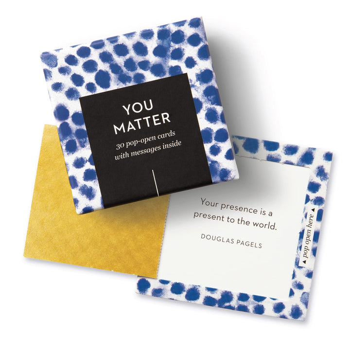 Compendium ThoughtFulls Pop-Open Cards — 2-Pack of You're Awesome, You Matter — 60 Pop-Open Cards, Each with a Different Message Inside 2-Pack - You're Awesome and You Matter