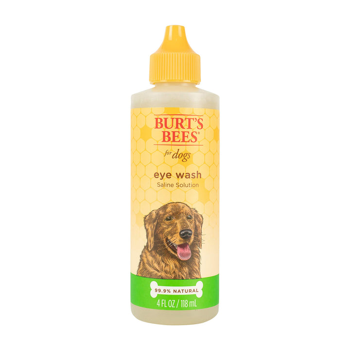 Burt's Bees for Pets Natural Eye Wash with Saline Solution | Eye Wash Drops for All Dogs and Puppies | Dog Eye Cleaner Eye Wash | Cruelty Free, Made in USA, 4 Oz -2 Pack 4 Fl Oz (Pack of 2)