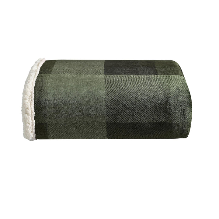 Eddie Bauer - Throw Blanket, Super Soft Reversible Sherpa Fleece Bedding, Ideal Christmas & White Elephant Gifts, Cozy Plaid Throw Blankets for Couch (Elk Stance Grey, Throw) Elk Stance Grey/White Animal