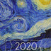 2020 Pocket Calendar: Mini 4x6" | Van Gogh Starry Night Designer Cover | 148 Pages Monthly, Weekly & Daily Planner