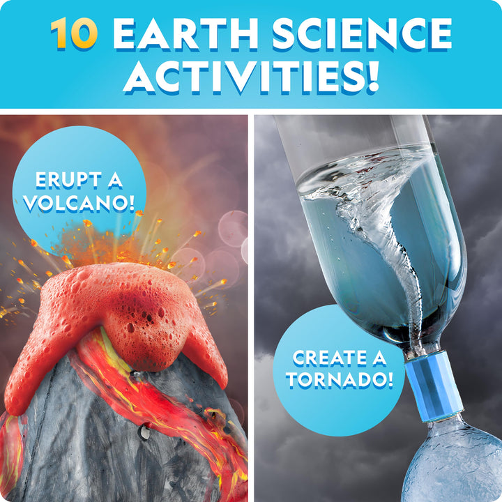 NATIONAL GEOGRAPHIC Mega Science Lab - Science Kit for Kids with 75 Easy Experiments, Featuring Earth Science, Chemistry Set, and Science Magic STEM Projects for Boys and Girls ( Exclusive) Mega Science Bundle