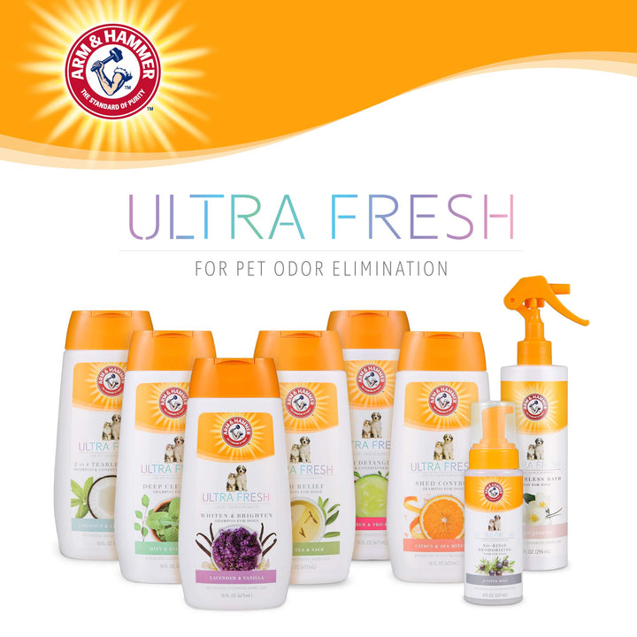 Arm & Hammer for Pets Ultra Fresh Dog Shampoos, Dog Conditioner, and Dog Spray from Arm and Hammer - Great Smelling Dog Grooming Supplies, Dog Bathing Supplies, Dog Wash, Puppy Shampoo, Pet Shampoo