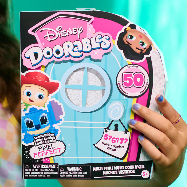 Disney Doorables Pixel Perfect Multi Peek, Surprise 1.5-inch Collectible Figurines Behind Every Door, Kids Toys for Ages 5 Up by Just Play