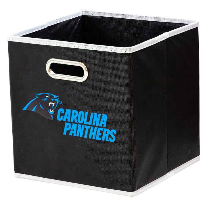 Franklin Sports NFL Storage Bins - Collapsible Cube Container + Storage Basket - NFL Office, Bedroom + Living Room Décor - 11"x11" Las Vegas Raiders