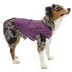 Kurgo Loft Dog Jacket, Reversible Dog Coat, Wear with Harness or Sweater, Water Resistant, Reflective, Winter Coat For Small Dogs (Deep Violet, S) Deep Violet/Charcoal