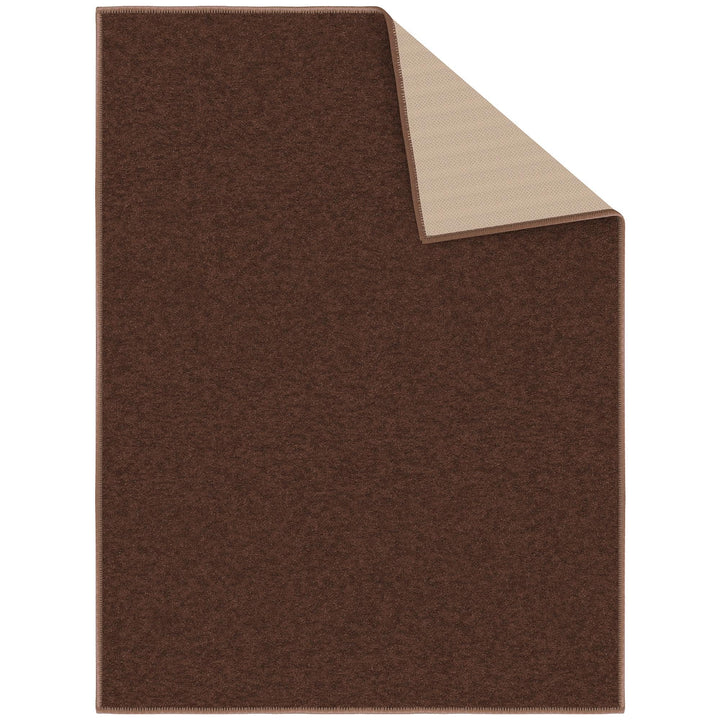 Machine Washable Modern Solid Design Non-Slip Rubberback 2x3 Traditional Area Rug for Entryway, Bedroom, Kitchen, Bathroom, 2'3" x 3', Brown Solid Brown Entryway - 2'3" x 3'