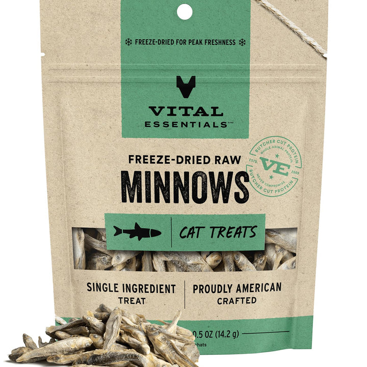 Vital Essentials Freeze Dried Raw Single Ingredient Cat Treats, Duck Liver, 0.9 oz 0.9 Ounce (Pack of 1)