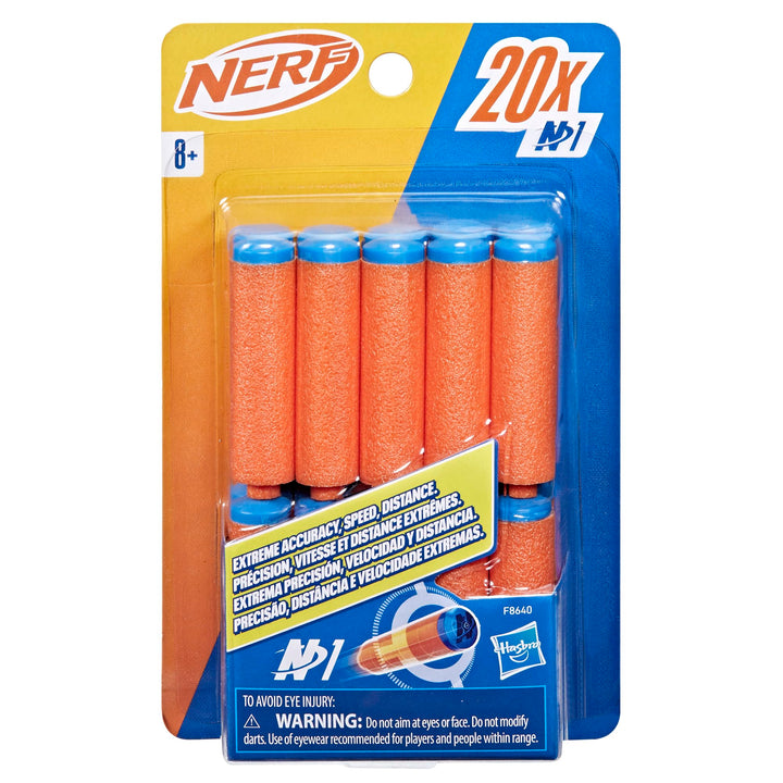 Nerf N Series N1 Darts, Includes 100 Darts, Compatible Only with Nerf N Series Blasters, Outdoor Games, Ages 8+ ( Exclusive)