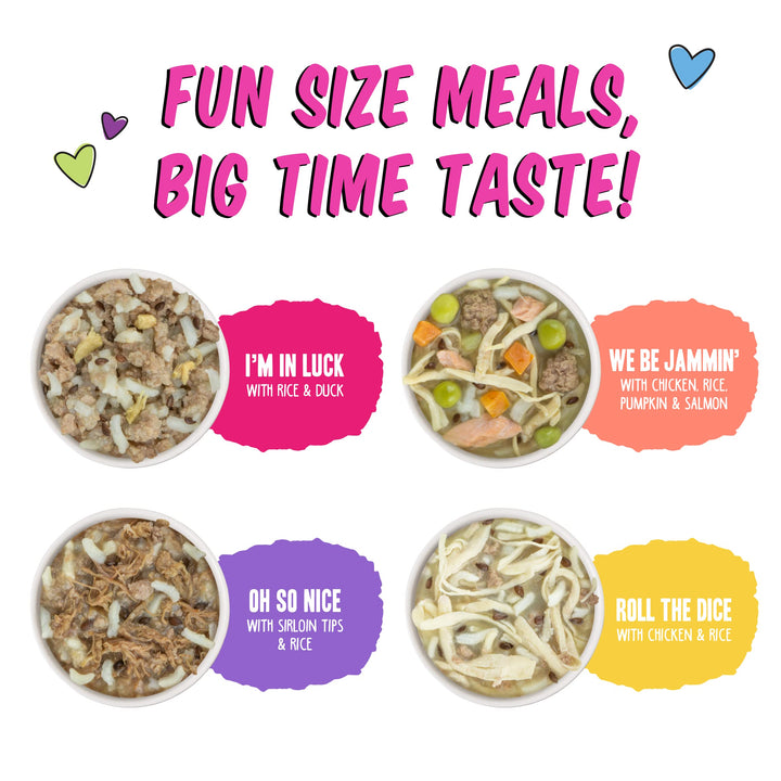 Weruva Best Fido Friend Fun Size Meals for Dogs, Picky Pooch Picnic Variety Pack, 2.75oz Cup (Pack of 8)