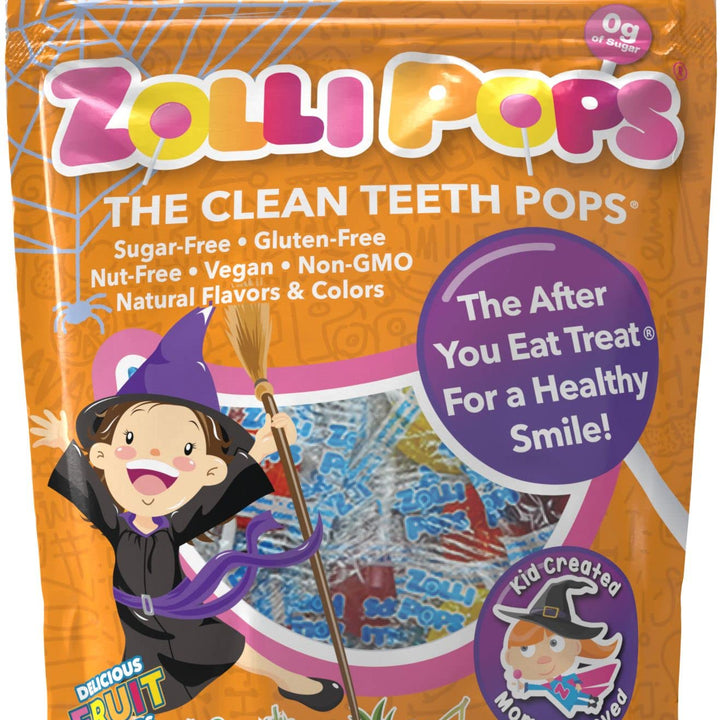 Zollipops - Halloween Variety Pack - Clean Teeth Lollipops, 5.2 Oz