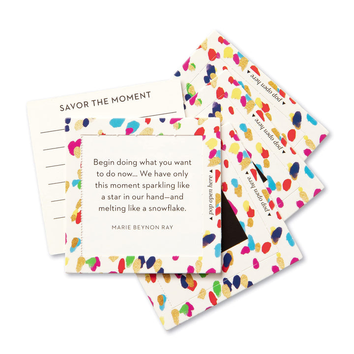 Compendium ThoughtFulls Pop-Open Cards — Be Happy — 30 Pop-Open Cards, Each with a Different Inspiring Message Inside