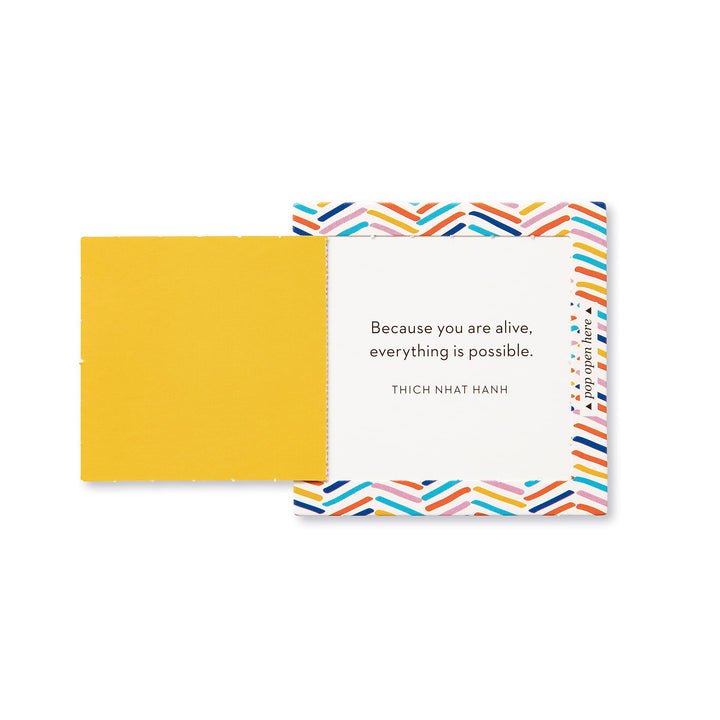 Compendium ThoughtFulls Pop-Open Cards — 2-Pack of You're Awesome, Be Happy — 60 Pop-Open Cards, Each with a Different Message Inside 2-Pack - You're Awesome and Be Happy