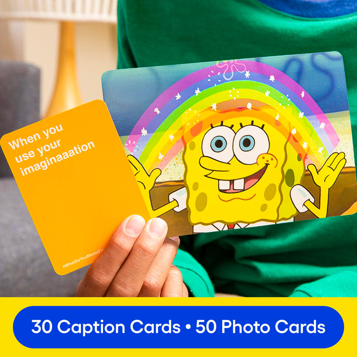 WHAT DO YOU MEME?® Spongebob Squarepants Expansion Pack - Family Card Games for Kids and Adults