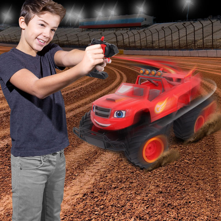 NKOK Blaze and The Monster Machines RC: High Performance Blaze - Nickelodeon, Remote Control Offroad Monster Truck