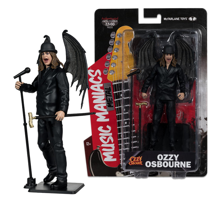 McFarlane Toys - Music Maniacs Metal Ozzy Osbourne 6in Action Figure