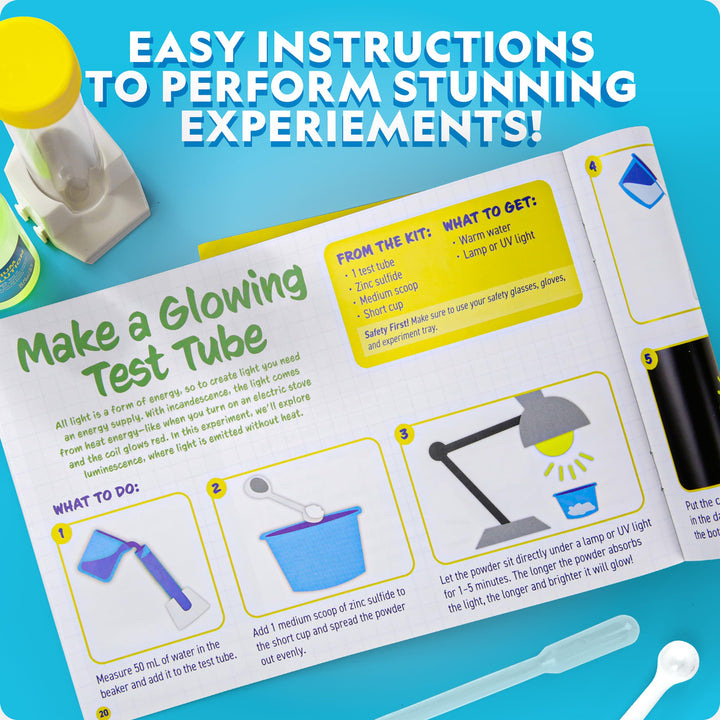 NATIONAL GEOGRAPHIC Mega Science Lab - Science Kit for Kids with 75 Easy Experiments, Featuring Earth Science, Chemistry Set, and Science Magic STEM Projects for Boys and Girls ( Exclusive) Mega Science Bundle