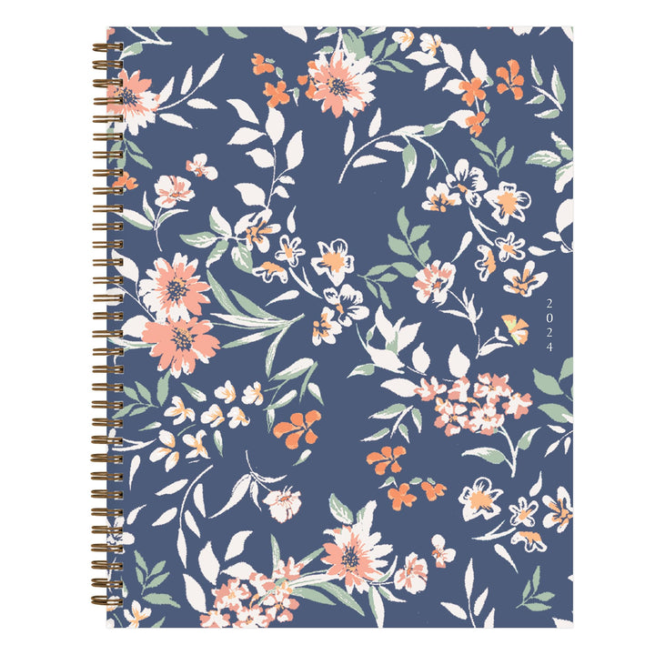 Blue Sky Sustainability 2024 Weekly and Monthly Planner, January - December, 8.5" x 11", Reinforced Paper Cover, Wirebound, Effie (138325-24) 8.5" x 11" New Version