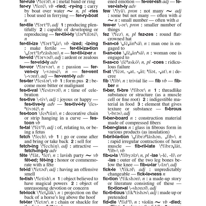 Merriam-Webster's Pocket Dictionary, Newest Edition, (Flexi Paperback) (Pocket Reference Library)