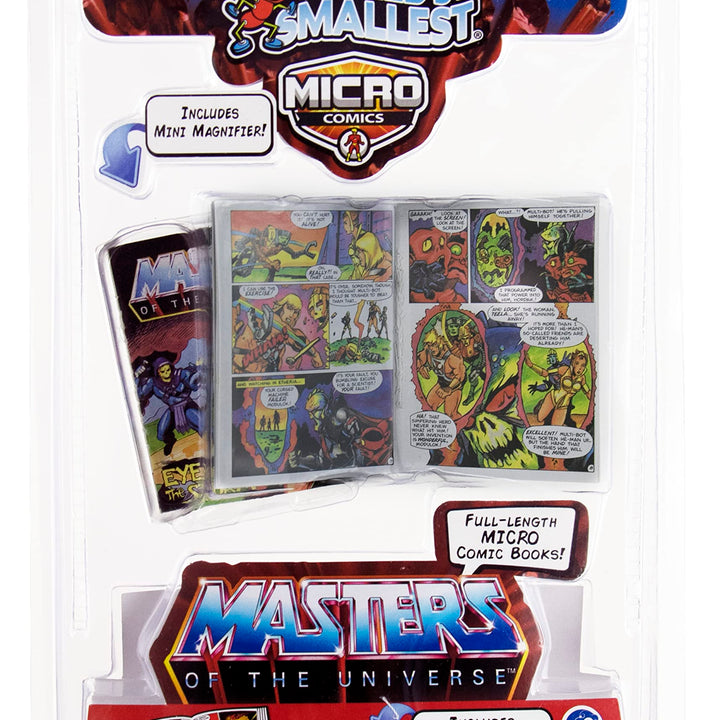 World's Smallest Masters of The Universe Micro Comics. Gift for Adult Collectors and Motu Fans of All Ages.