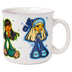 Silver Buffalo Bratz Airbrush Character Poses Glitter Ceramic Camper Mug, 20 Ounces