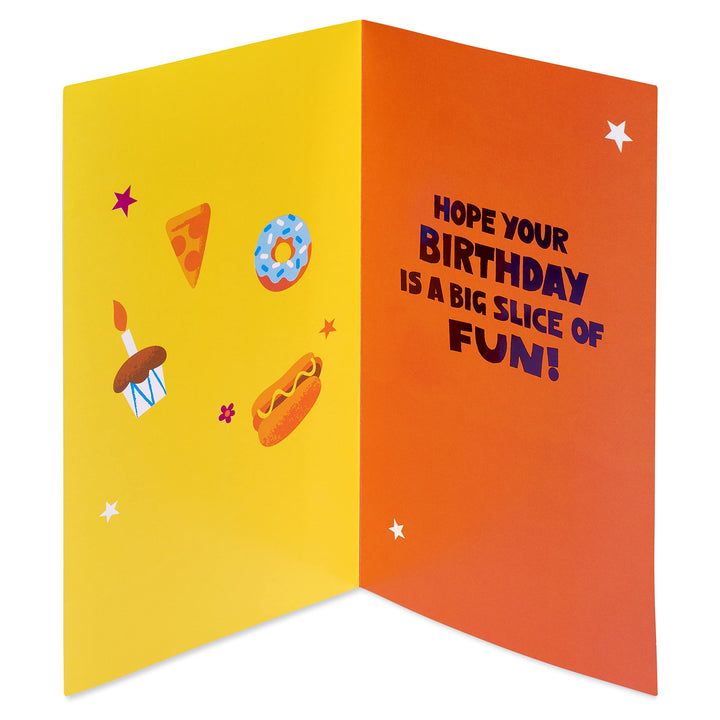 American Greetings Birthday Card for Kids (Big Slice of Fun) Big Slice of Fun