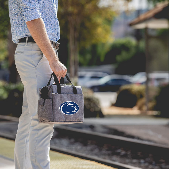 PICNIC TIME NCAA unisex-adult NCAA On The Go Lunch Cooler Wyoming Cowboys 10 x 6 x 10.5 Black