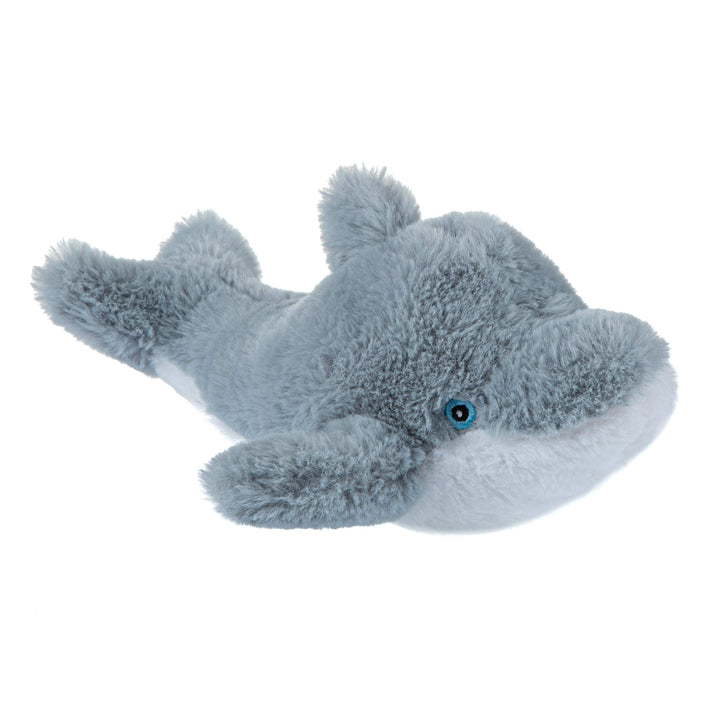 Wild Republic EcoKins Mini Dolphin Stuffed Animal 8 inch, Eco Friendly Gifts for Kids, Plush Toy, Handcrafted Using 7 Recycled Plastic Water Bottles