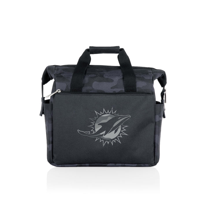 PICNIC TIME NFL On The Go Lunch Bag Cooler, Soft Cooler Lunch Box, Insulated Lunch Bag Las Vegas Raiders Black Camo