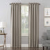 Sun Zero Easton Energy Saving Blackout Rod Pocket Curtain Panel, 40" x 63", Stone 40" x 63"