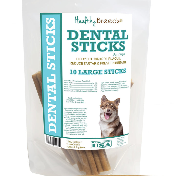 Healthy Breeds Finnish Lapphund Dental Sticks Large 10 Count