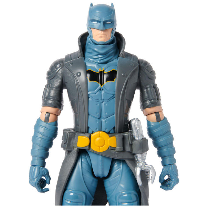 DC Comics, Batman Action Figure, 12-inch Super Hero Collectible Kids Toys for Boys and Girls, Ages 3+ Batman 12" (Blue/Gray)