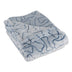 Bone Dry Embossed Bone Print Pet Blanket, 36x48", Navy