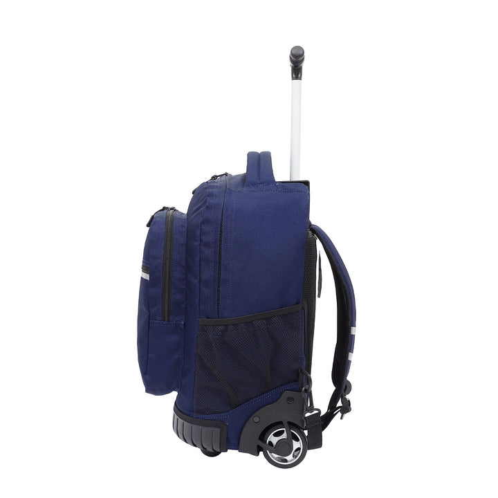 Travelers Club Rolling Backpack, Midnight Blue, 18-Inch 18 Inch