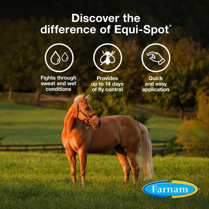 Farnam EQUI-SPOT Spot-on Protection for Horses 6 Week Supply 0.34 Fl Oz 0.34 Fl Oz (Pack of 1)