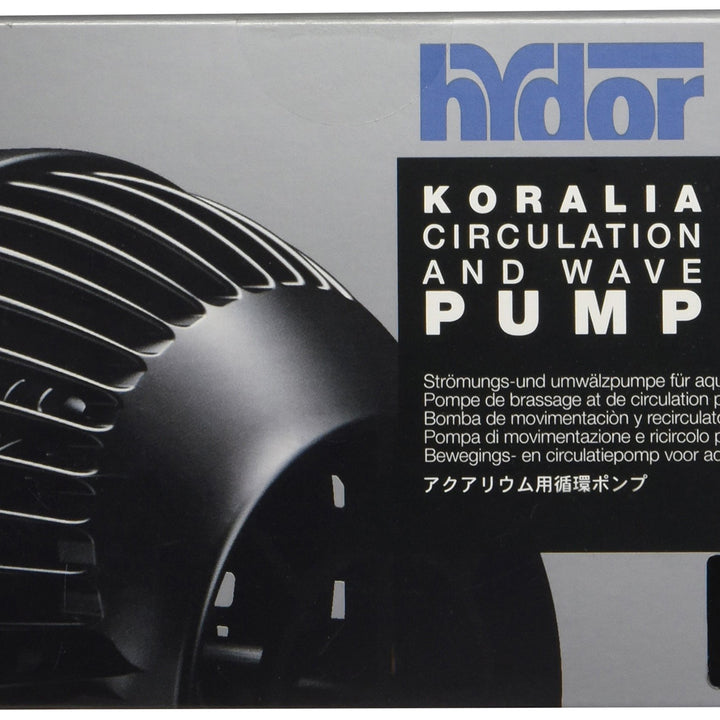 Hydor Koralia Nano Aquarium Circulation Pump, Includes Built-In Cable Protector, 240 GPH, Measures 2.4-Inches & is Ideal for Fresh or Salt Water Use