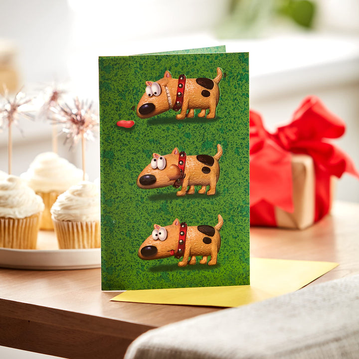 American Greetings Funny Birthday Card (Dog with Bubble Gum) Dog with Bubble Gum