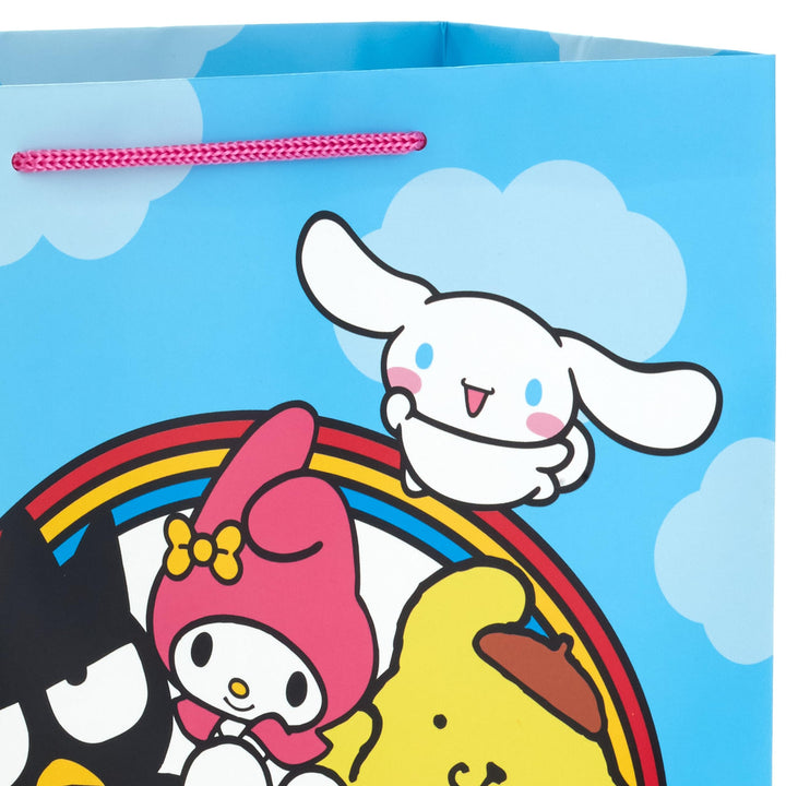 Hallmark Hello Kitty Gift Bag Bundle (2 Bags: 1 Large 13", 1 XL 15") for Birthdays, Back to School, Halloween Blue, Pink 1 Count (Pack of 2)