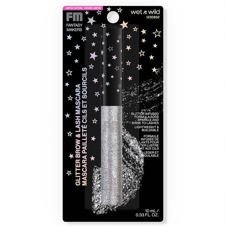 wet n wild Halloween Fantasy Makers Glitter Brow & Lash Mascara 1 Count (Pack of 1)