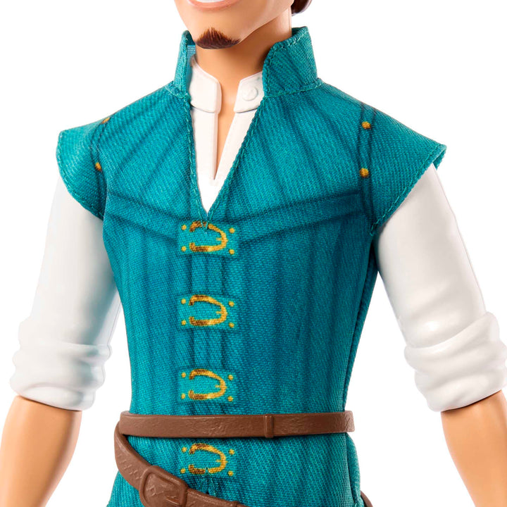 Mattel Disney Princess Toys, Flynn Rider Fashion Doll in Signature Outfit Inspired by the Disney Movie Tangled, Posable Character