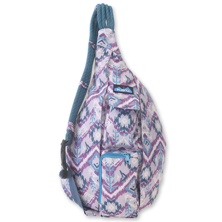 KAVU Original Rope Sling Bag Polyester Crossbody Backpack - Carbon Tribal One Size