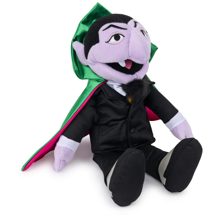 GUND Sesame Street Official The Count Muppet Plush, Premium Plush Toy for Ages 1 & Up, Black/Green, 14