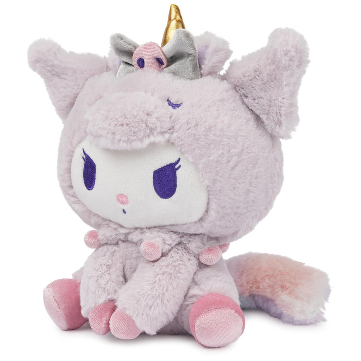 GUND Sanrio Kuromi Unicorn Plush Toy, Premium Stuffed Animal for Ages 1 and Up, Purple, 6” Sanrio Kuromi Unicorn 6"